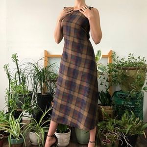 90's Plaid Fields dress